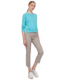 Franca Striped Ankle Pants, Multi