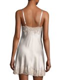 Lolita Lace-Trimmed Silk Chemise