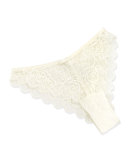 Celeste Tanga Panties, Ivory