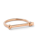 Screw Cuff Rose Gold-Plated Bracelet