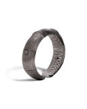 Bamboo Sterling Silver Kick Cuff Bracelet
