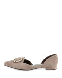 Dorsini Suede d'Orsay Flat, Topo