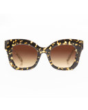 Dauphine Flat-Lens Sunglasses, Zulu
