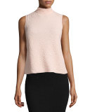 Sleeveless Pebbled Top