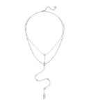 Krista Statement Necklace in Silvertone