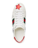 New Ace Star Leather Sneaker, White