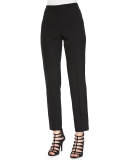 Hepburn Slim Stretch Pants, Black