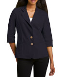Urban Knit Two-Button Blazer