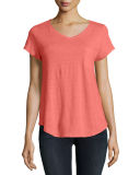 Classic Short-Sleeve V-Neck Tee