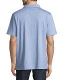 Vintage Dot Polo Shirt, Indigo