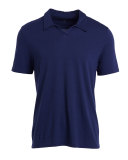 Johnny Collar Short-Sleeve Polo Shirt, Regal Blue
