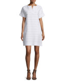 Nazeen Short-Sleeve Shift Dress 