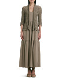 Tiered Long Tank Dress, Petite