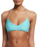 Zunzal Reversible Swim Top, Umbrella/Nirvana