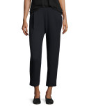 Single-Pleat Peg Pants