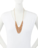 Anastasia Rose Golden Multi-Row Chain Necklace
