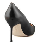 BB Leather 90mm Pump, Black