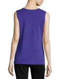 Scoop-Neck Tank, Grape Royale