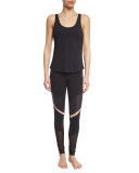 Dalia Cutout-Back Sleeveless Sport Tank