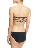 Strappy Bandeau Two-Piece Swimsuit