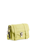 PS11 Mini Leather Shoulder Bag, Pale Citrus