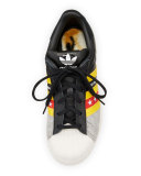 Superstar Original Rita Ora Sneaker, Core Black/Yellow/Off White