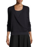 4-Way Lightweight Cardigan, Midnight, Petite