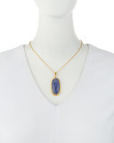 Elements Tanzanite Oval Pendant Necklace