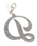Alphabet D Bag Charm, Starlight Silver