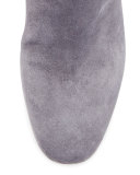 Suede 55mm Ankle Boot, Fog (Nebbia)