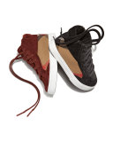 Haypark Mini Check High-Top Sneaker, Black/Tan, Toddler