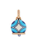 Maiolica Diamond & Turquoise Campanella Pendant
