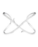 Thorn Infinite 18k White Gold & Diamond Cuff