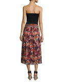 Paisley & Floral-Print Skirt/Dress