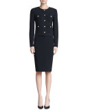 Crepe Marocain Skirt