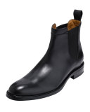 Warren Waterproof Leather Chelsea Boot, Black