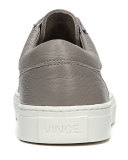 Afton Leather Low-Top Sneaker, Gray