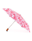 Kiss-Print Umbrella, Pink/White