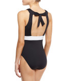 Block My Way One-Piece Swimsuit, Plus Size