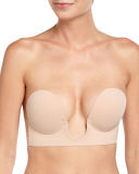 U-Plunge Backless Strapless Adhesive Bra