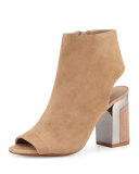 Fenmore Peep-Toe Bootie, Sand