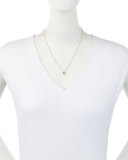 Symphony Collection 18K Gold Mini Pois Moi Circle Pendant Necklace