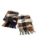 Oversized Mega-Check Cashmere Scarf