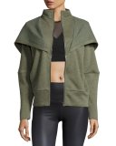 Chill Hooded Sport Jacket, Jungle Heather