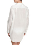 Button-Front Beach Shirt