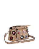 By the Way Mini Floral Straw Satchel Bag, Natural/Multi