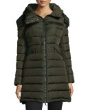Flammette Long Puffer Jacket