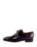 Arca Patent Leather Derby Shoe, Purple