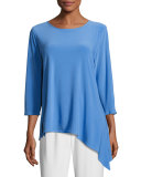 3/4-Sleeve Side Fall Top 