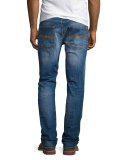 Grim Tim Slim Jeans, Orange Cloud